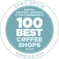North, Central America and the Caribbean's 100 Best Coffee Shops 2026: Spirit Origin, ranking #74